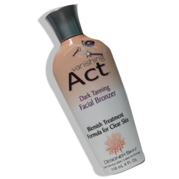 DESIGNER SKIN VANISHING ACT FACE 4 OZ TAN BED LOTION  