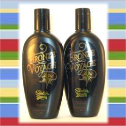 LOT 2 Swedish Beauty BRONZE VOYAGE Tanning Bed Lotion 054402650813 