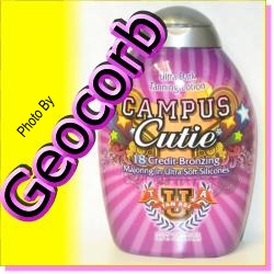 TAN ASZ U CAMPUS CUTIE Tanning Bed Lotion Silicone  